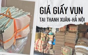 Thu mua giấy vụn Thanh Xuân, Hà Nội giá cao